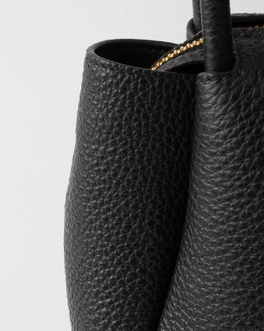 Prada Black Liaison Mini Leather Handbag