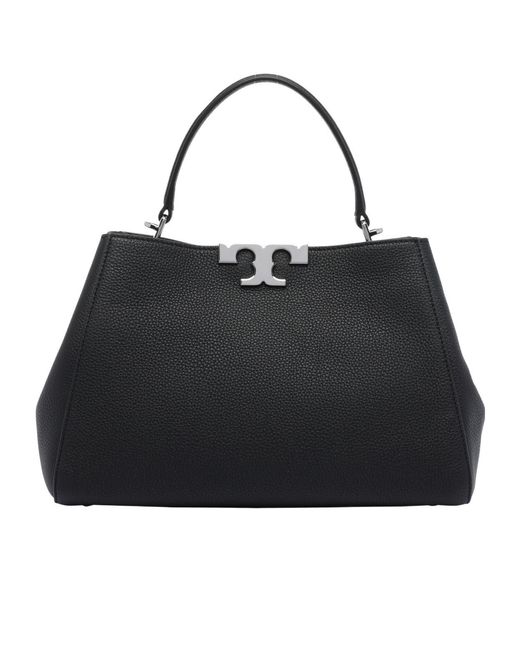 Tory Burch Black Eleanor Medium Tote Bag