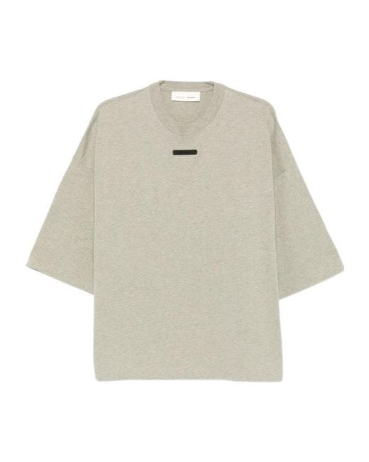 Fear Of God White Crew Neck T-Shirt for men