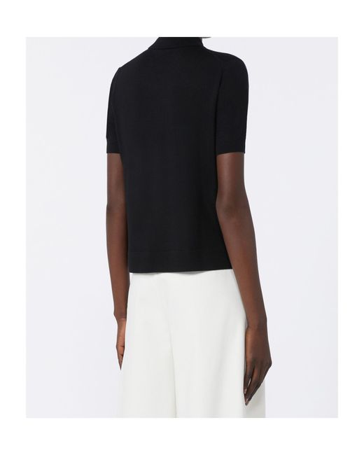 Max Mara Black Romania Button-Up Cardigan