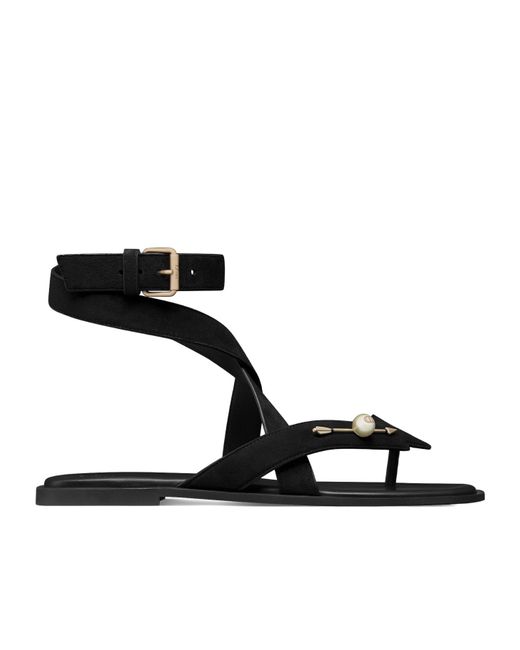 Dior Black D-Vinity Thong Sandal