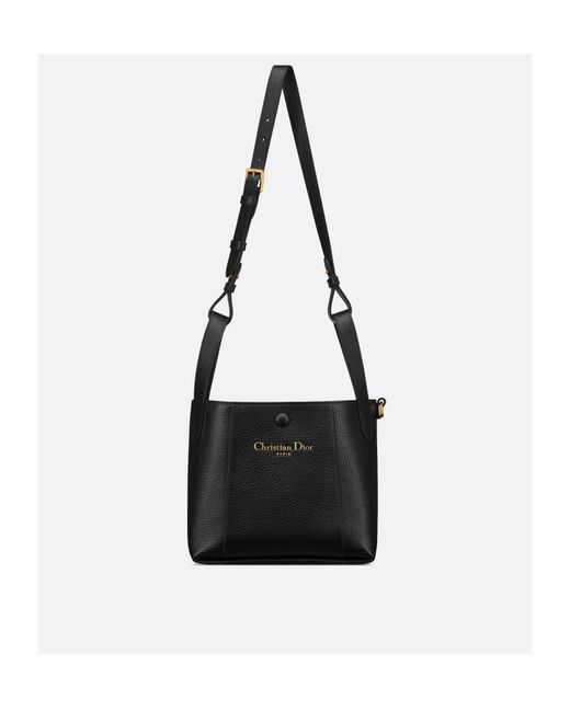 Dior Black Small Signature Bucket Bag