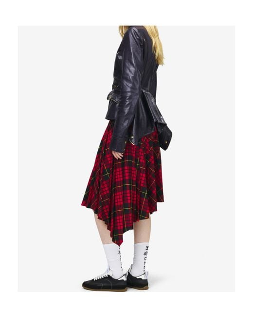 McQueen Blue Leather Kickback Jacket