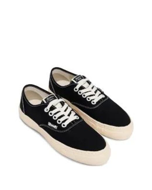 Maison Mihara Yasuhiro Black Past Sole Topstitched Sneakers for men