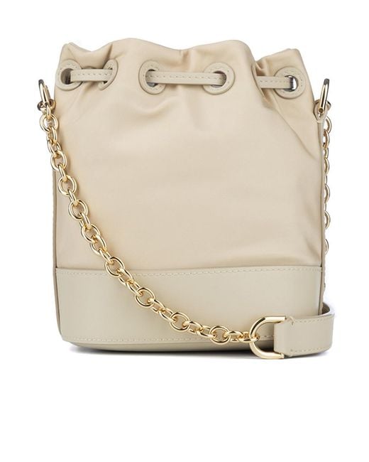 Bally Natural Chain Strap Shoulder Bag
