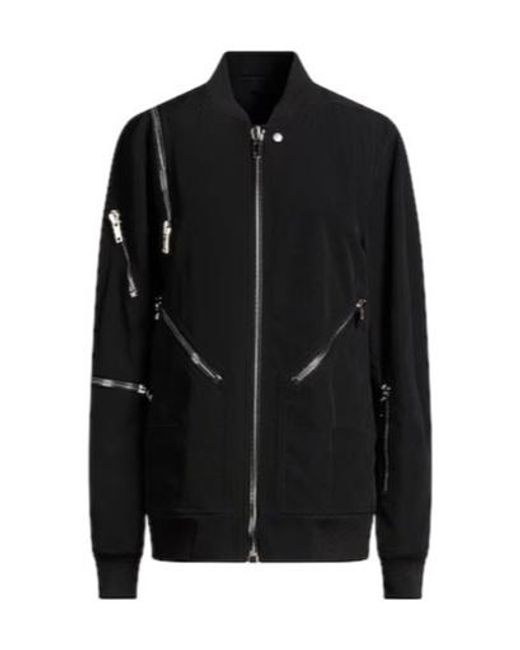 Rick Owens Black Simple Solid Color Jacket