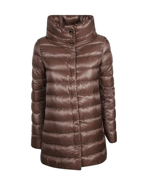 Herno Brown Padded Coat