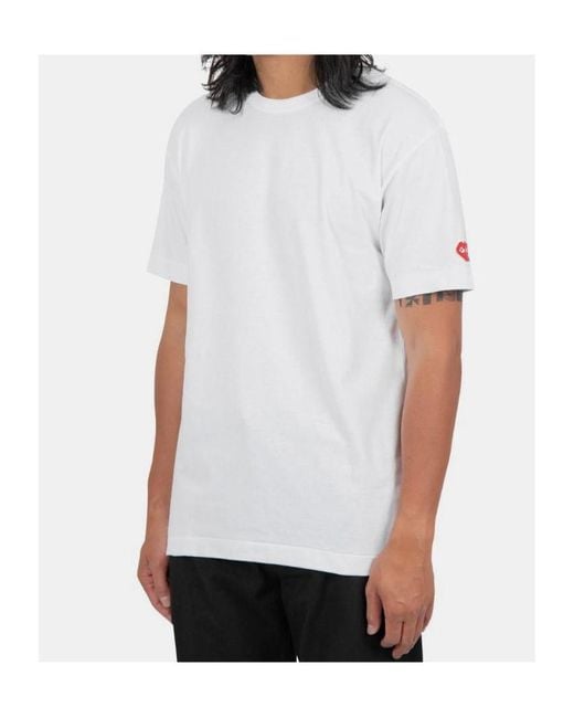 COMME DES GARÇONS PLAY White Crew Neck T-Shirt for men