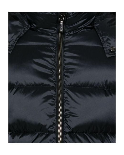 Moorer Black Hooded Cotton Jacket for men