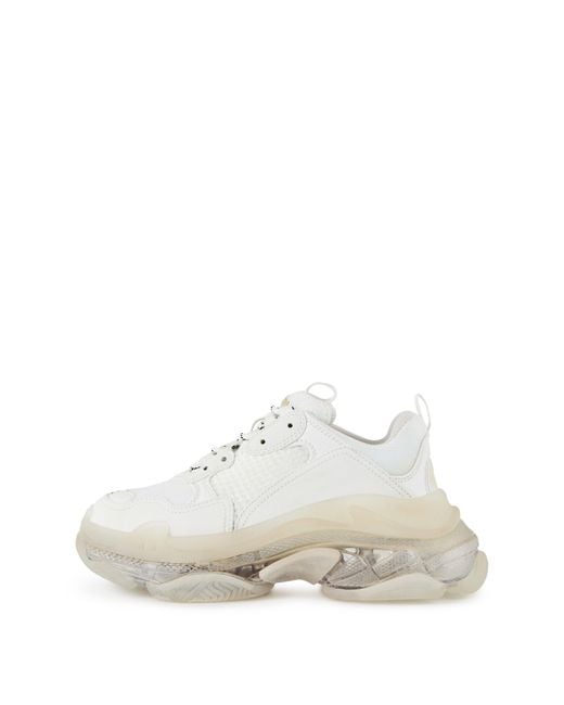 Balenciaga White Logo Casual Shoes