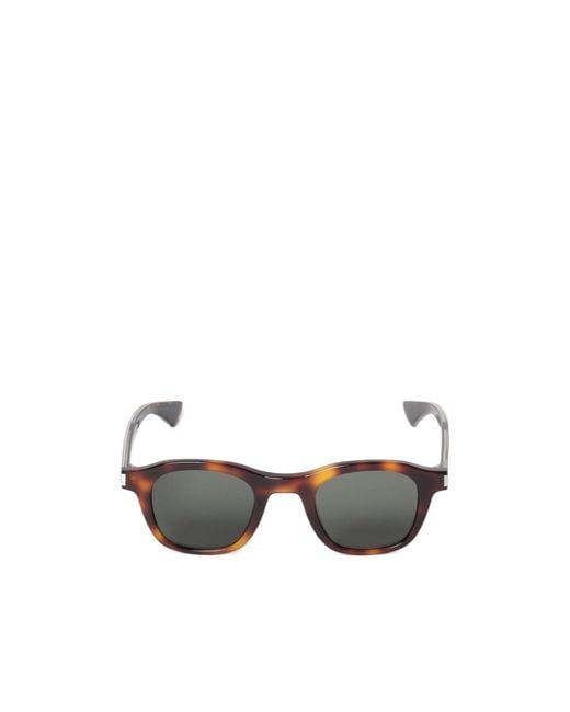 Saint Laurent White Eyewear Sl 880 Rectangular Sunglasses for men