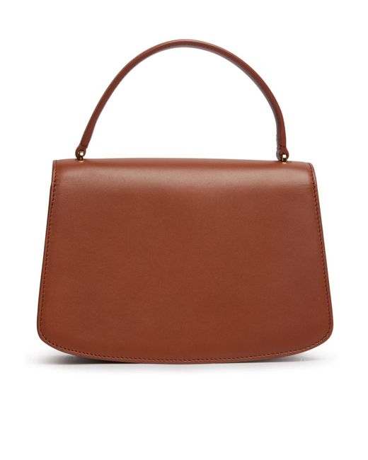 The Row Brown Sofia 8.75 Clamshell Handbag