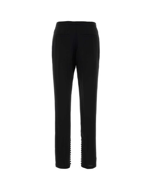 Dries Van Noten Black Polyester Pandoris Pant