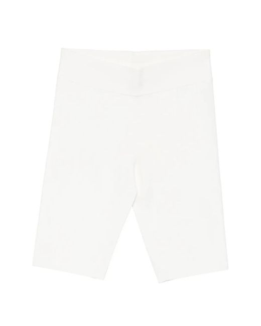 Totême White Capri Knit Shorts Off