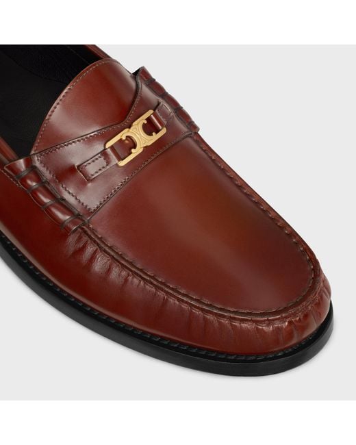 Céline Brown Luco Triomphe Loafer for men