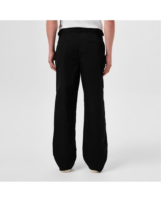 Jacquemus Black Belt Loops Slacks for men