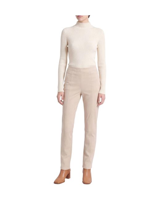 Max Mara Natural Solid Color Leggings