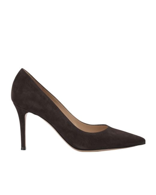 Gianvito Rossi Brown Pointed-Toe High Heels