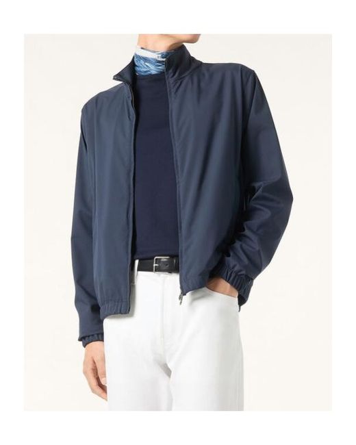 Loro Piana Blue Long Sleeve Jacket for men