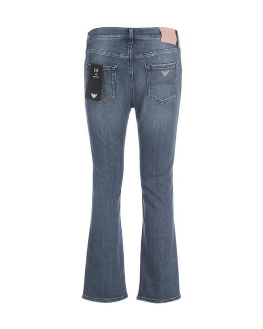 Emporio Armani Blue Cropped Jeans