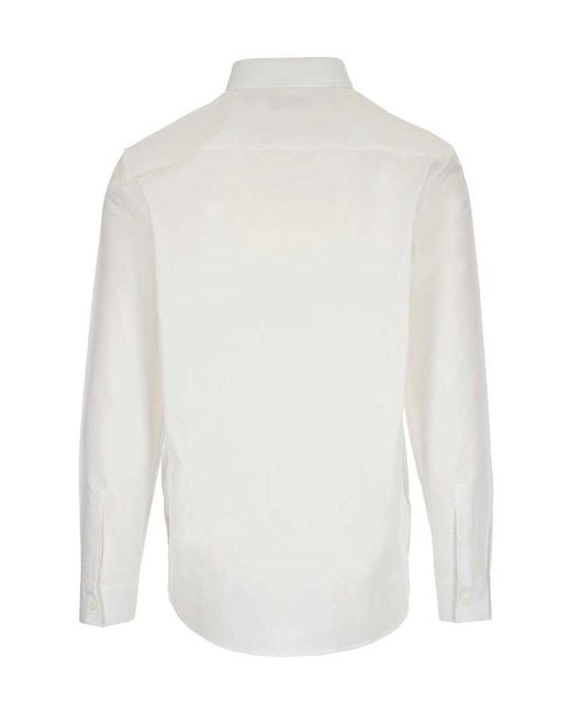 Givenchy White Logo Tape Shirt for men