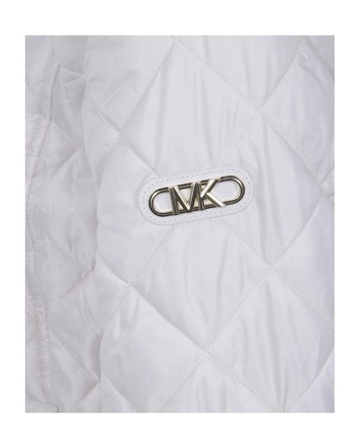 MICHAEL Michael Kors Gray Quilted Down Jacket