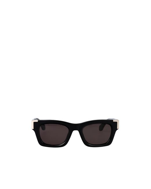 Palm Angels Black Geometric Sunglasses for men