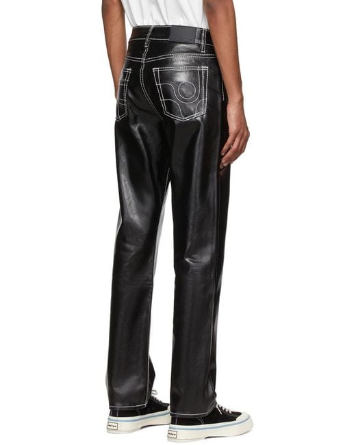 Eytys Black Orion Mid-Rise Jeans for men