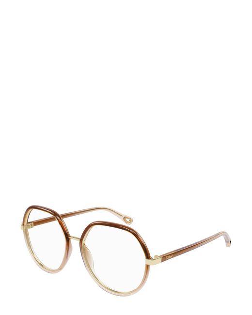Chloé Natural Chlo Eyewear Round-Frame Glasses