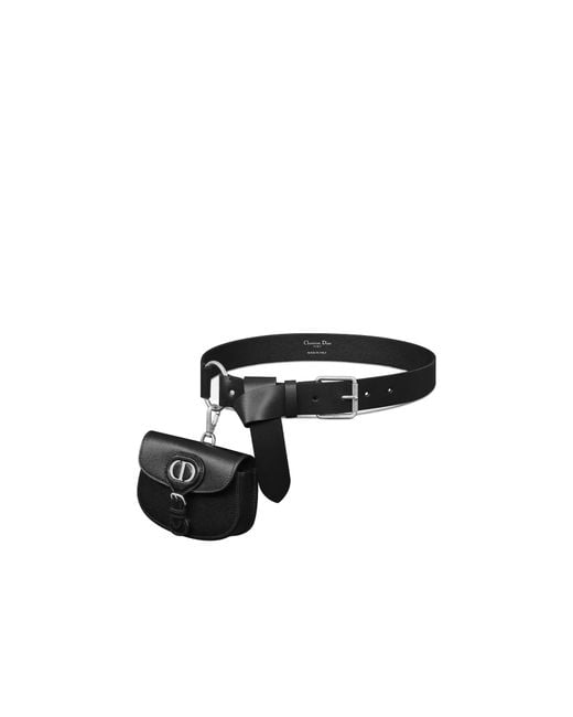 Dior White Symbol Belt With Removable Pouch