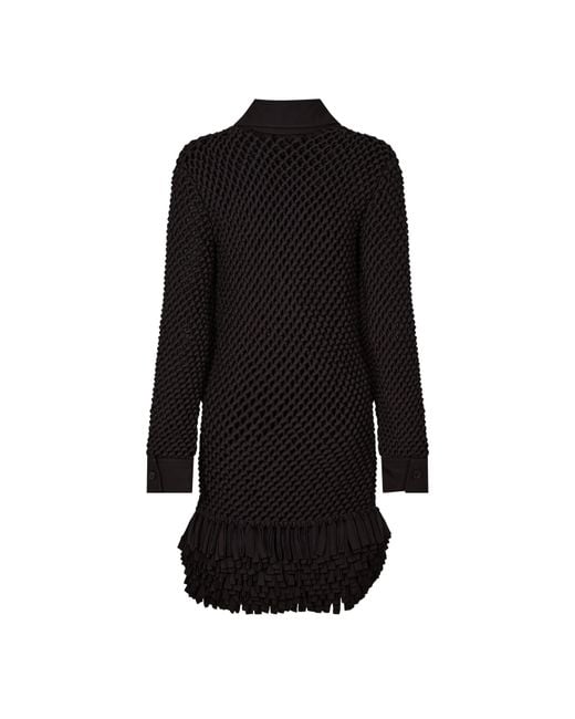 Bottega Veneta Black Structured Blazer Dress