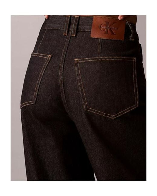 Calvin Klein Black Five-Pocket Jeans