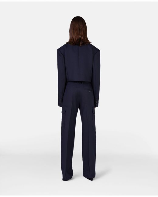 Stella McCartney Blue Cargo Trousers