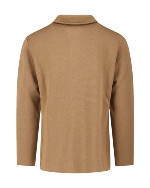Lardini Brown Single-Breasted Tailored Jacket for men