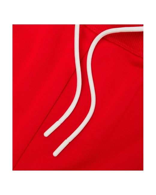 AMI Red Side-Stripe Drawstring Track Pants for men