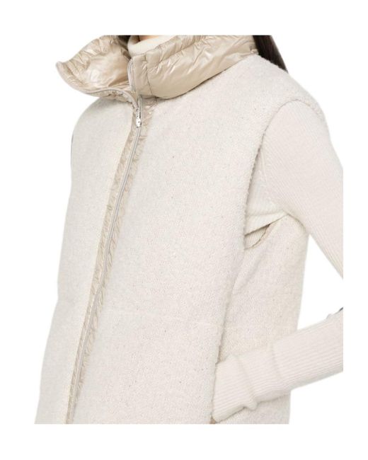 Herno Natural Funnel-Neck Vest
