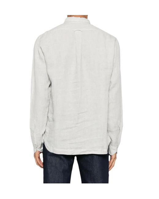 Barena White Long Sleeve Button-Down Shirt for men