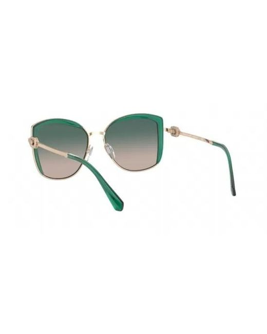 BVLGARI Green Box Logo Sunglasses