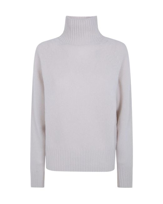 Seventy Gray Cashmere Turtleneck Sweater