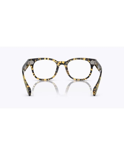 Oliver Peoples White Afton Flat Mirror for men