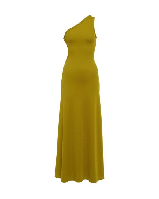 Christopher Esber Green One-Shoulder Dress