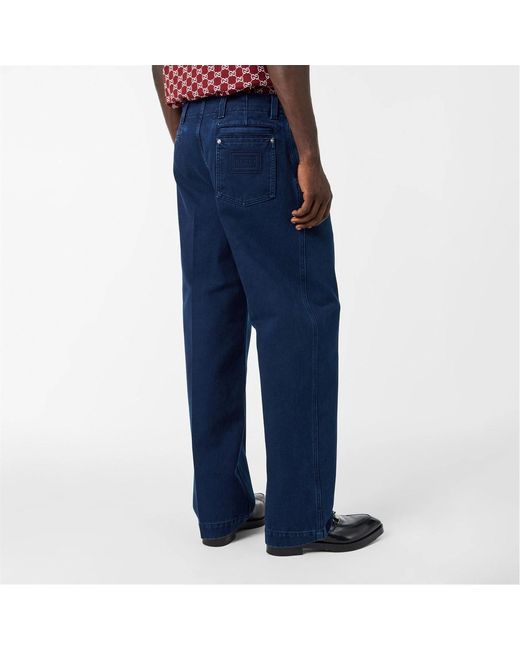 Gucci Blue Straight Jeans for men