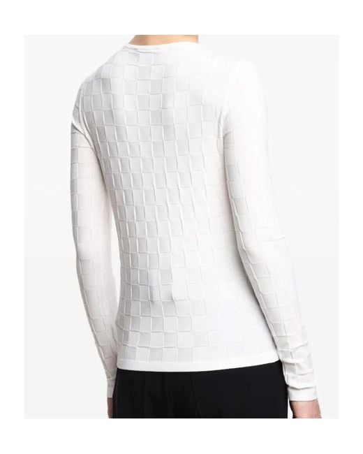 Emporio Armani White Long-Sleeve T-Shirt