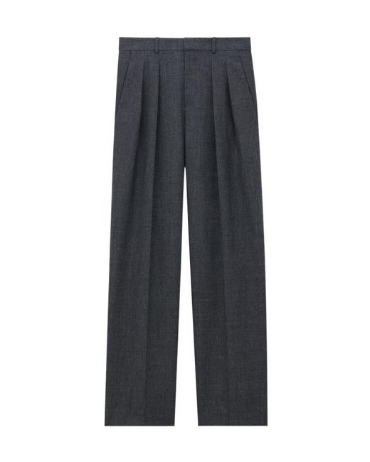 Saint Laurent Gray Wool Trousers for men