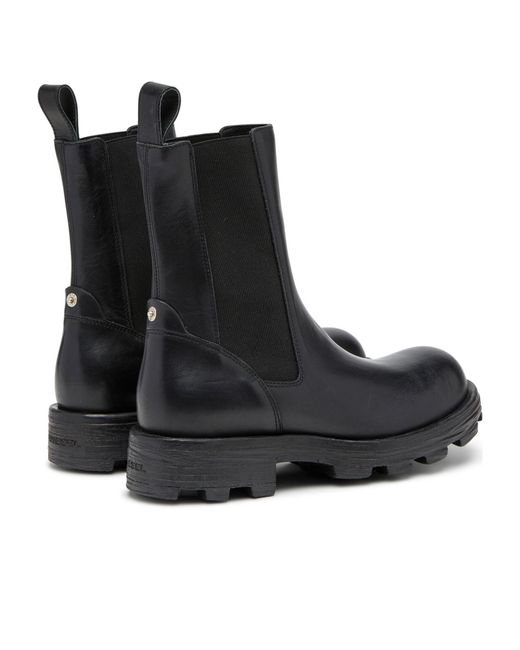 DIESEL Black D-Hammer Ch W Ankle Boots