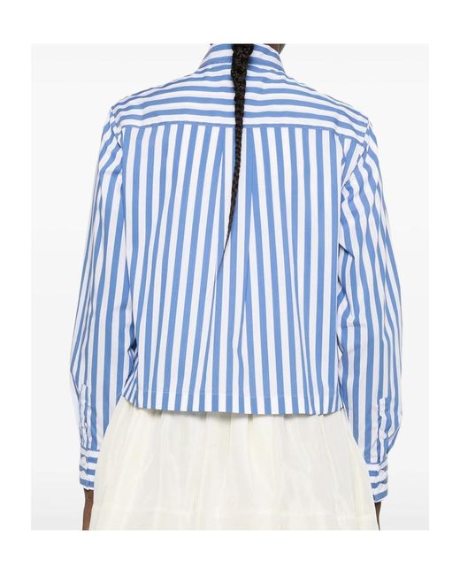 Maison Labiche Blue Striped Shirt