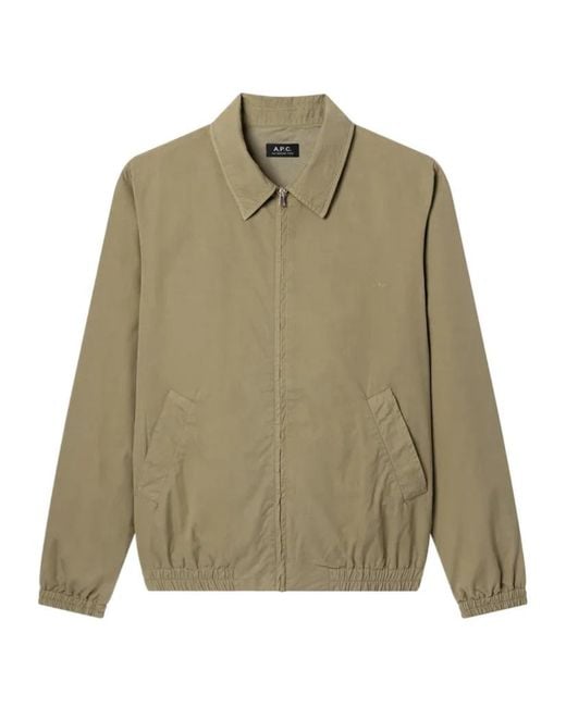 A.P.C. Green Gilbert Jacket for men