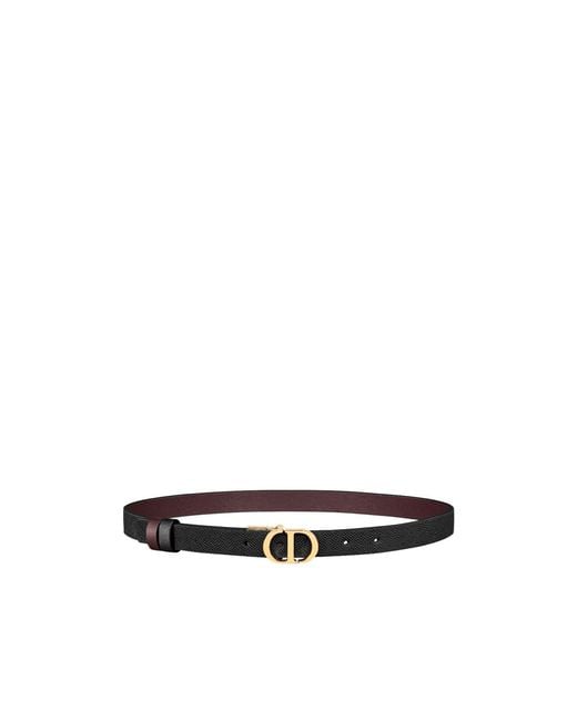 Dior White 30 Montaigne Reversible Belt