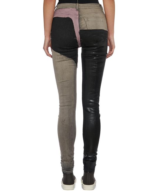 Rick Owens Black Logo Jeans