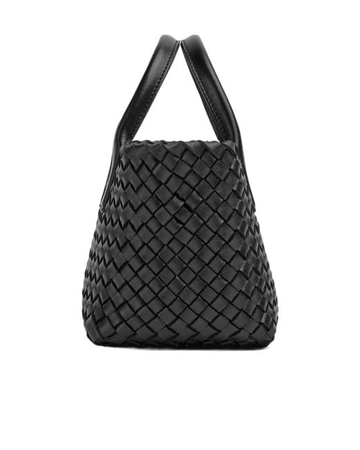 Bottega Veneta Black Mini Cabat